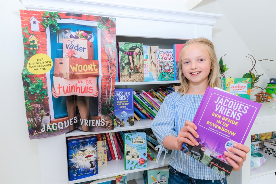 Boekenbaas Dieuwertje Cox uit Melick is verzot op lezen. 