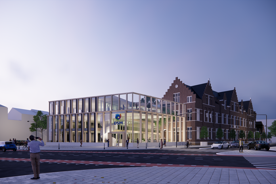 Het nieuwe DSM hoofdkantoor komt definitief in Maastricht, zonder subsidies. 