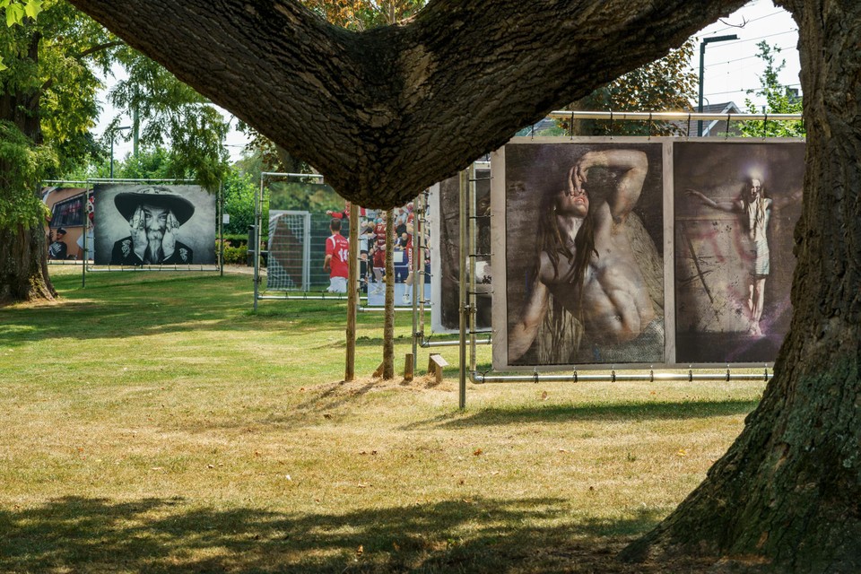Portretten, documentair werk en artistiek werk komen samen in het park. 