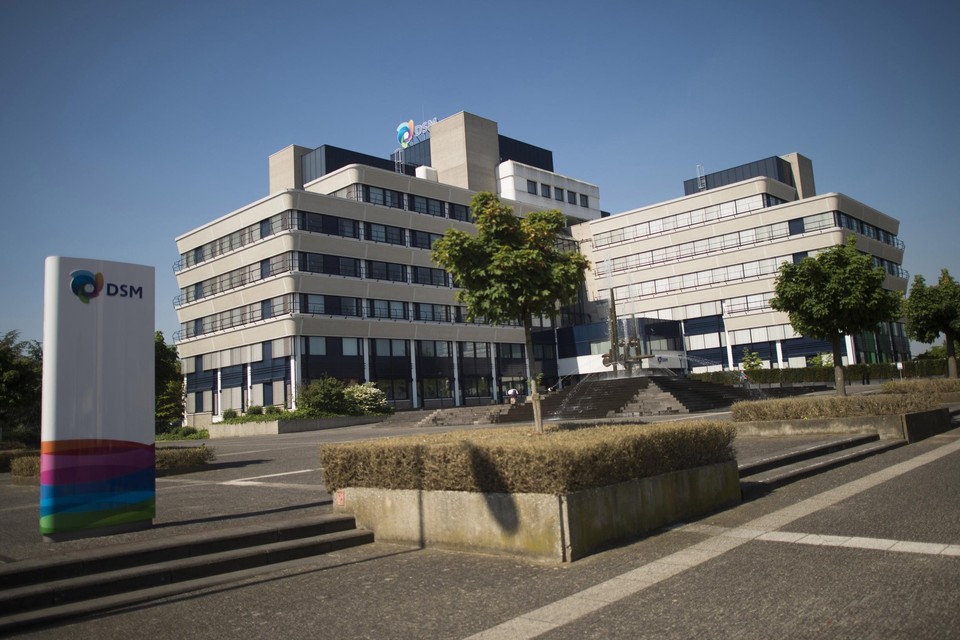 Het huidige hoofdkantoor van DSM in Heerlen. 