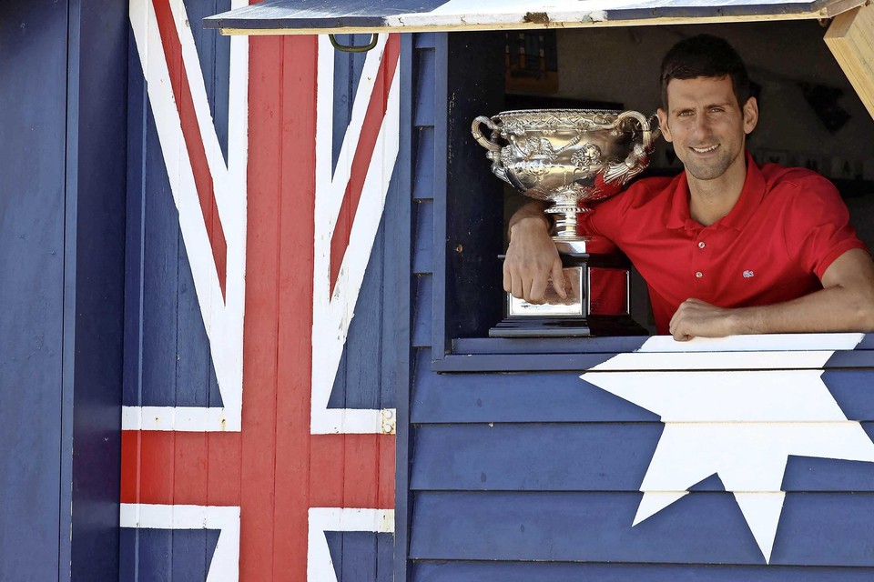 Novak Djokovic won vorig jaar de Australian Open. 