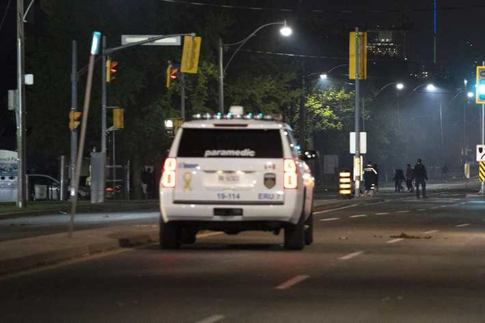 Politie in Toronto. 