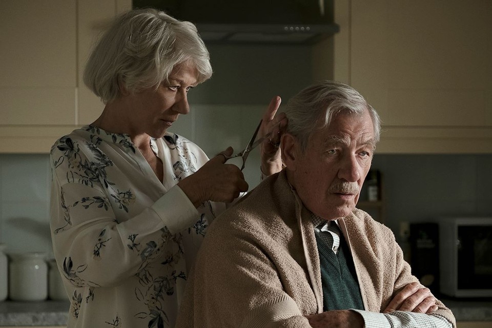 Helen Mirren en Ian McKellen in The Good Liar. 