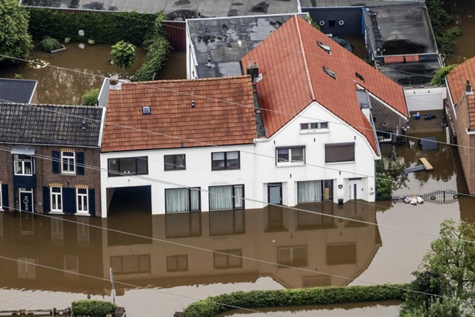 Inwoners van Westbroek in de gemeente Meerssen werden zwaar getroffen. 