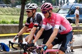 thumbnail: Tom Dumoulin en Chris Froome tijdens de slotrit van de Giro 2018.