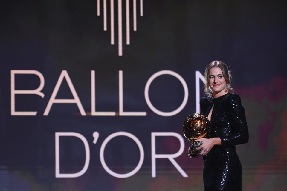 Alexia Putellas, winnares van de Ballon d’Or bij de vrouwen.  