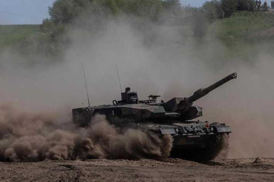 Een Leopard tank.