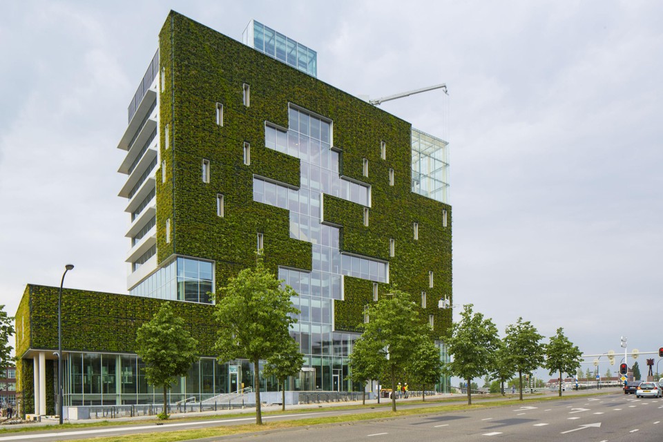Het stadskantoor in Venlo, in 2016 geopend kort voor de start van het cradle-to-cradlejaar. 