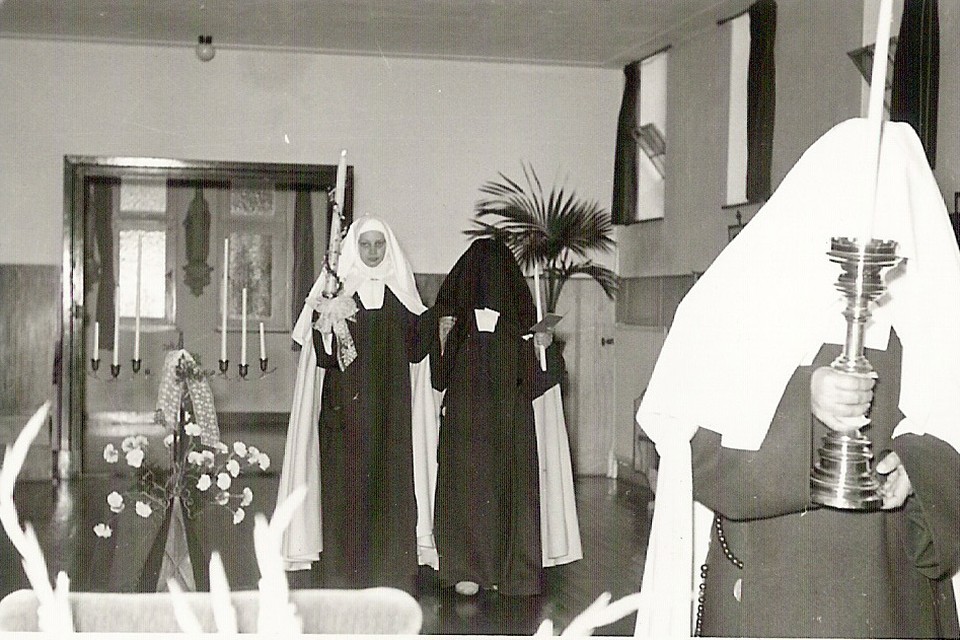 Sluierfeest zuster Josefa, 15 augustus 1958. 