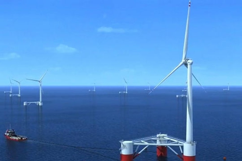 Eolfi ontwikkelt onder meer drijvende windparken. 