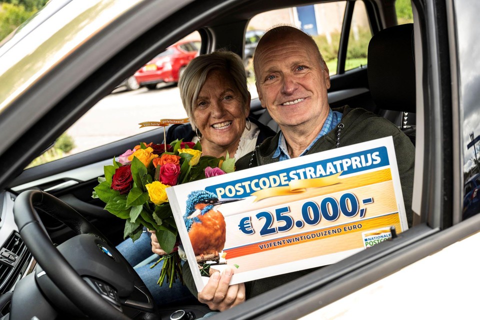 Jos en Anja wonnen 25.000 euro en een nieuwe auto. 