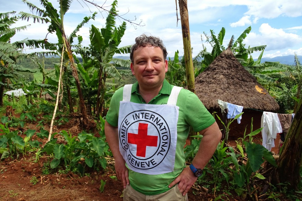 Verslaggever Ivar Hoekstra in Congo