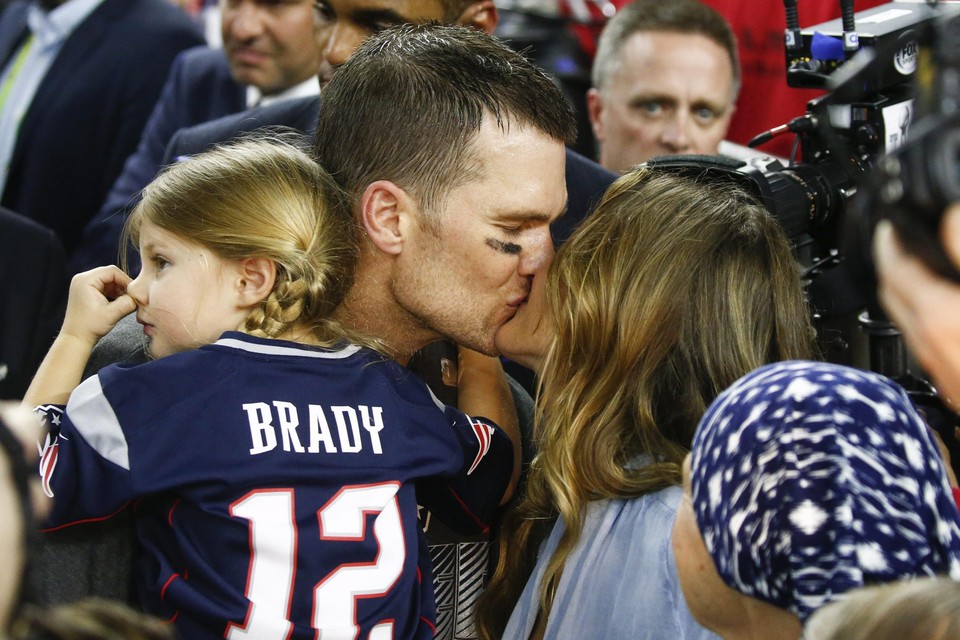 Tom Brady en Gisele Bündchen in betere tijden. 