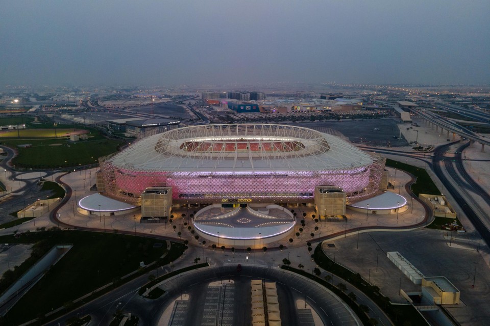 Het Ahmad Bin Ali stadion in Al Rayyan, Qatar 