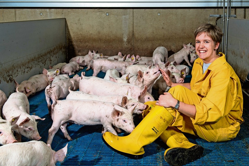 Linda Janssen, voorzitter van belangenvereniging POV: „De vraag naar varkensvlees neemt toe.” 