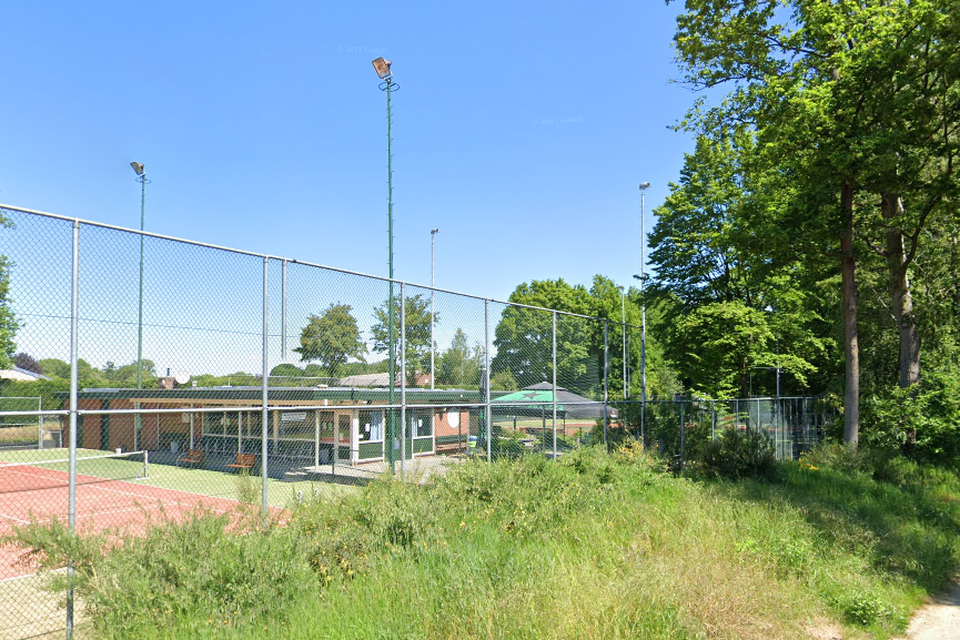 Het tennispark in St. Odiliënberg.