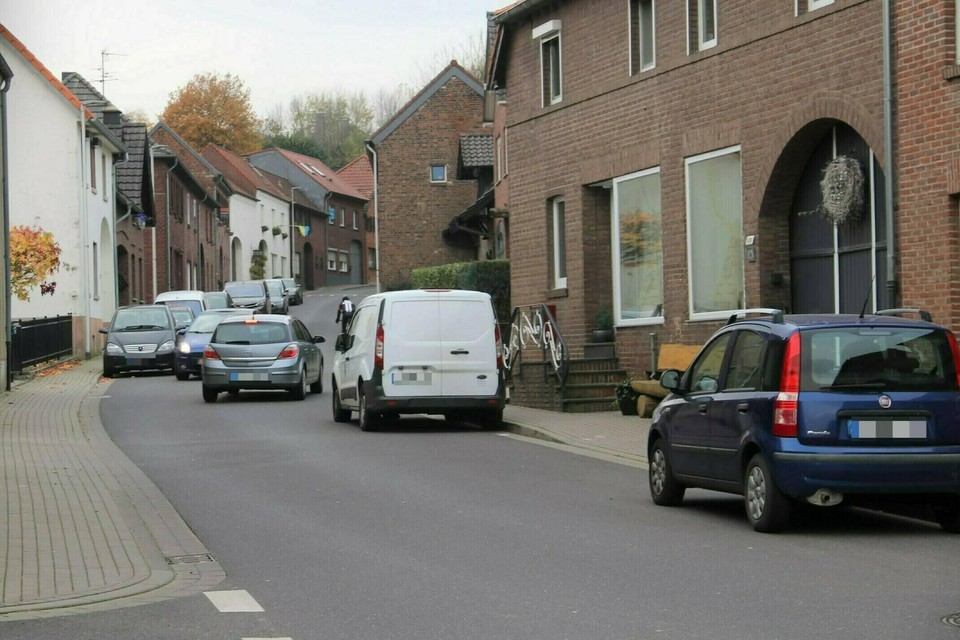 De Bergstraße in Hillensberg. 