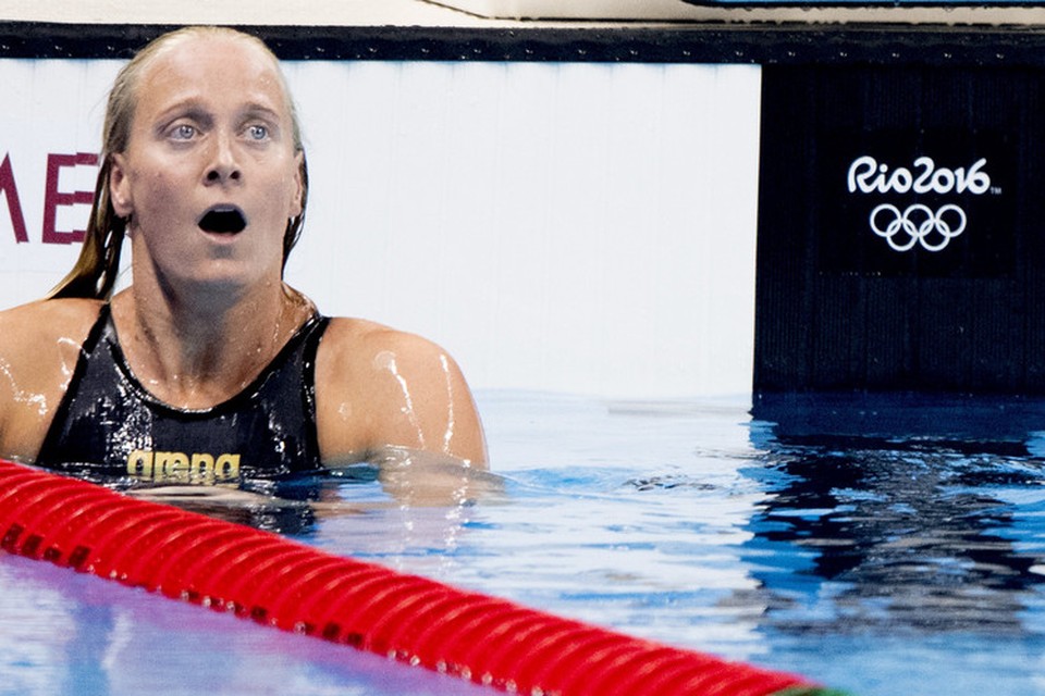 Inge Dekker was beste tevreden over haar Spelen, maar ze won geen medaille.