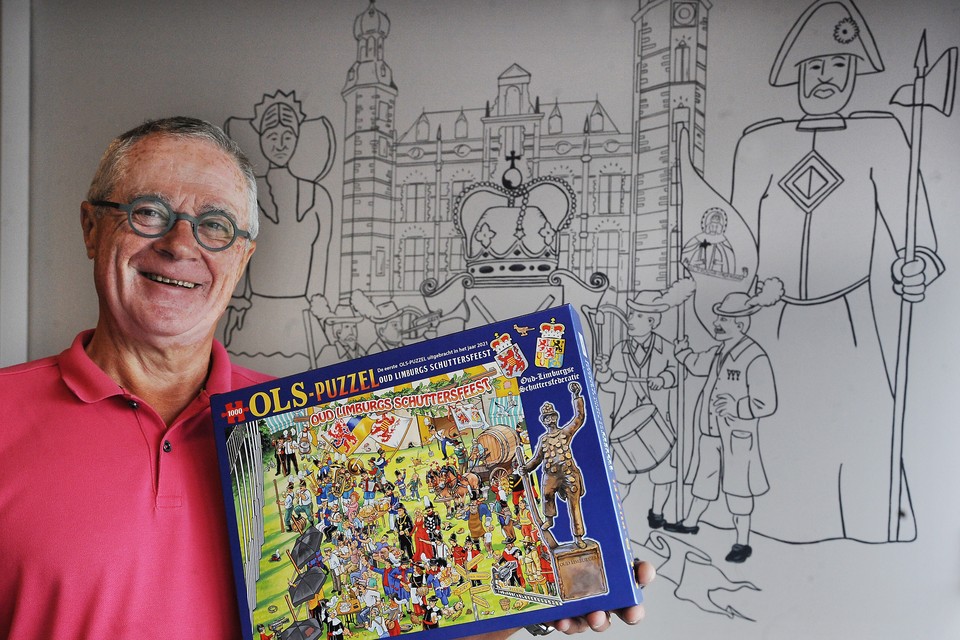 De OLS-puzzel is een idee van Bert Kok, oud-voorzitter van het Akkermansgilde.             