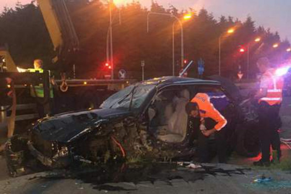 Een van de gekaapte auto's ©