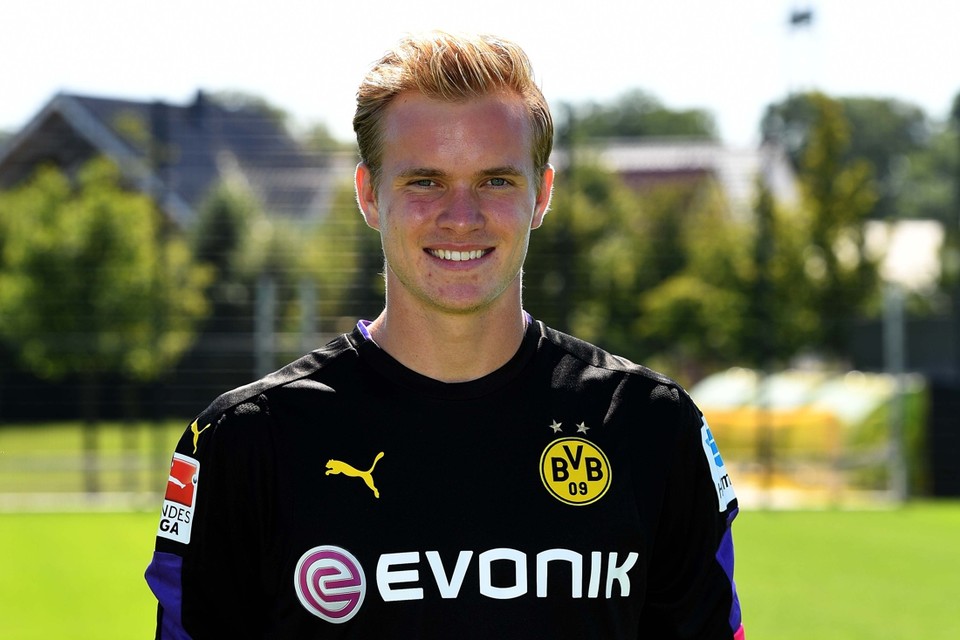 Hendrik Bonmann in 2016 in de selectie van Borussia Dortmund. 