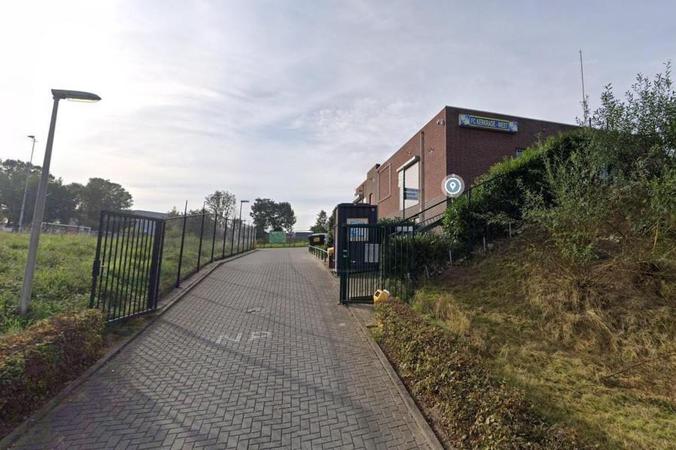 Het complex van FC Kerkrade West. 