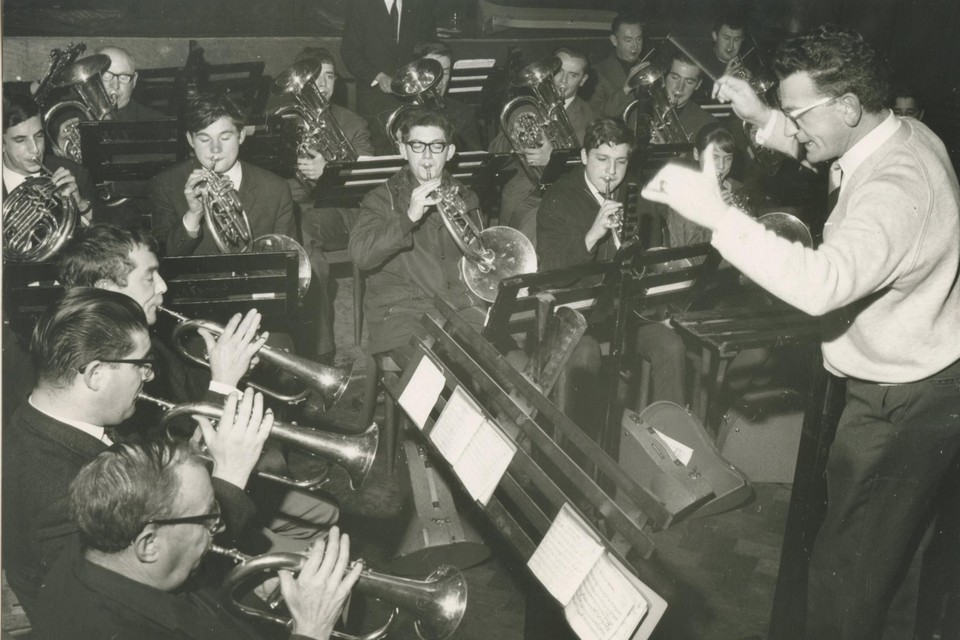Archieffoto van een repetitie in 1966. 