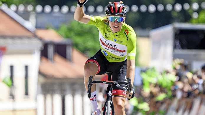 Tadej Pogacar won onlangs de Ronde van Slovenië. 