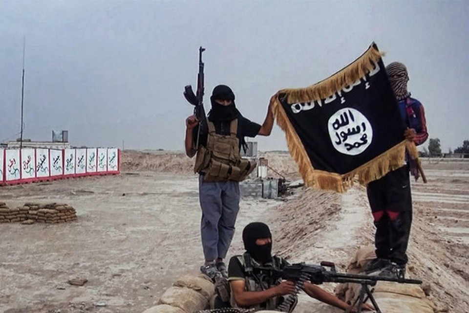 IS-strijders in Irak in 2014.