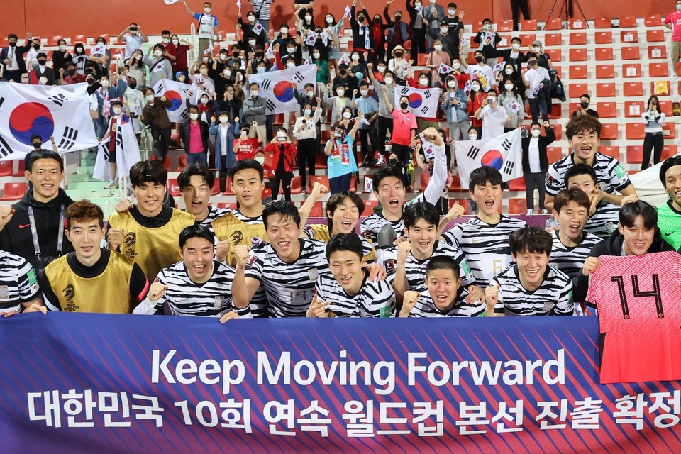 Zuid-Korea heeft zich voor de tiende keer op geplaatst voor het WK.  