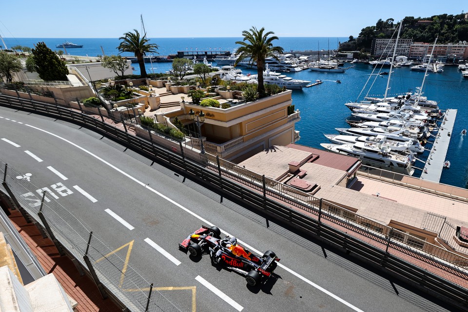 Max Verstappen in Monaco. 