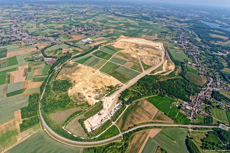 Groeve Romont, die aan de noordzijde moet oprukken richting Maastricht.