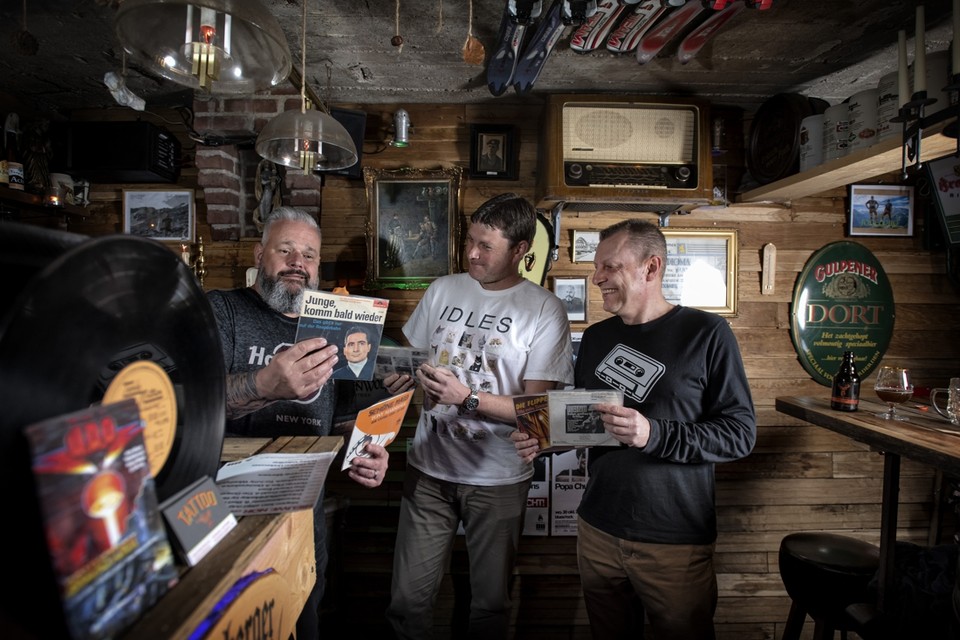 Pascal Veltrop, Frank Benneker en Frank Heythuysen. Drijvende krachten achter de Kult Schlager Matinee. 