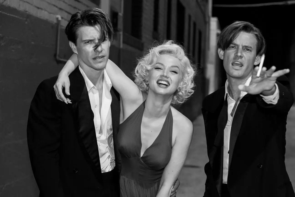 Ana de Armas als Marilyn Monroe in de film ‘Blonde’. 