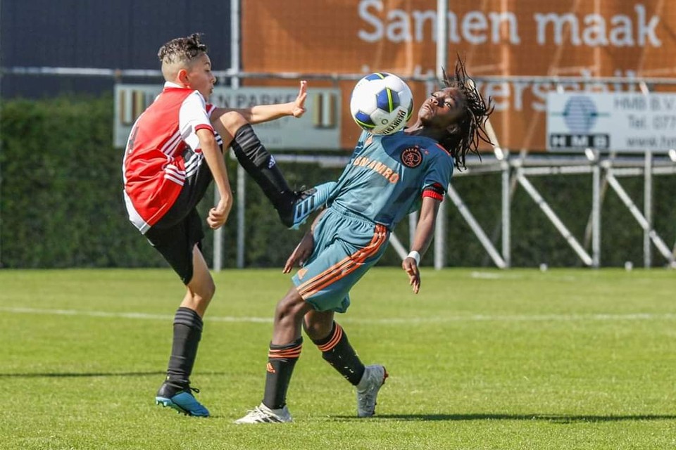 Feyenoord-Ajax in Maasbree. 