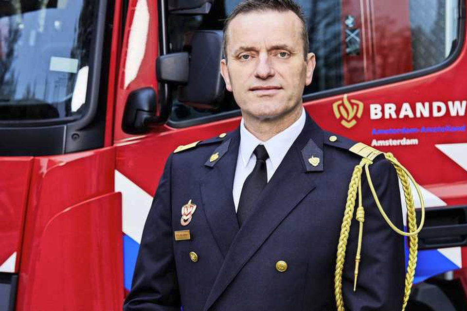Tijs van Lieshout, voorzitter Brandweer Nederland. 