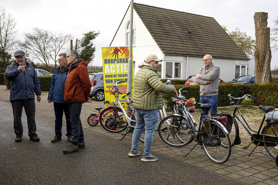 De Dorpsraad in Swalmen hield zaterdagochtend een fietsen-inzamelingsactie.
