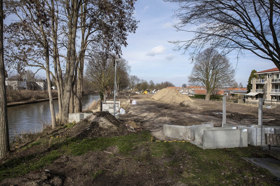 Extra kosten door meer vervuiling in grond Kanaalpark De Heerlijkheid in Nederweert. 