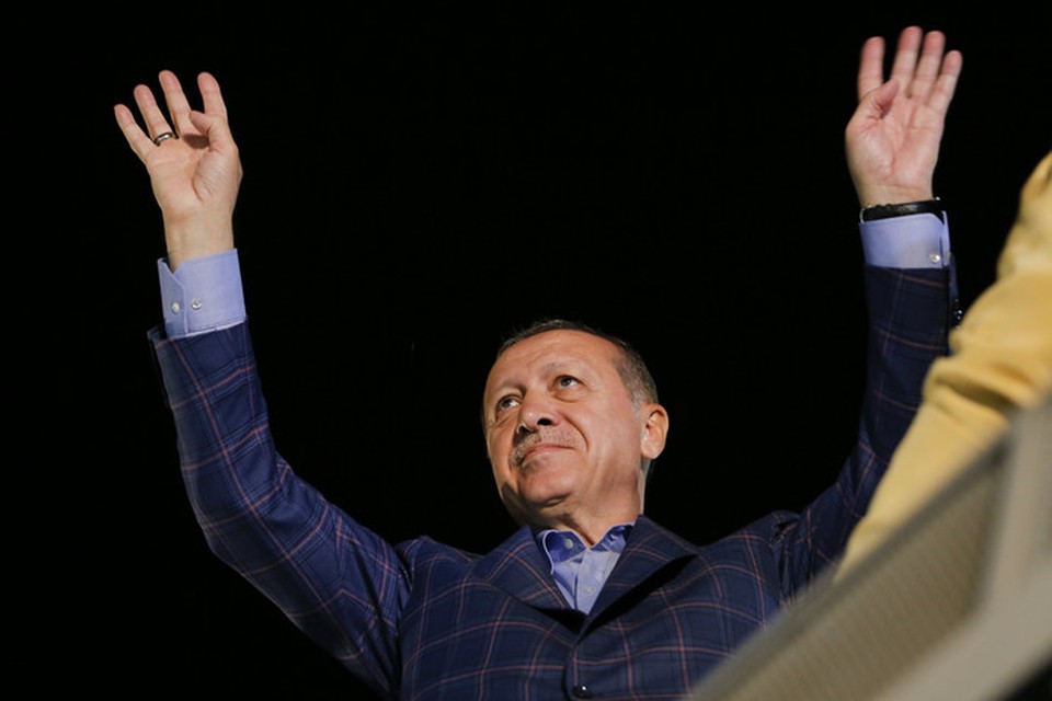 De Turkse president Tayyip Erdogan.