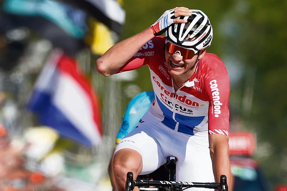 Mathieu van der Poel blijft voorlopig de laatste winnaar van de Amstel Gold Race. 
