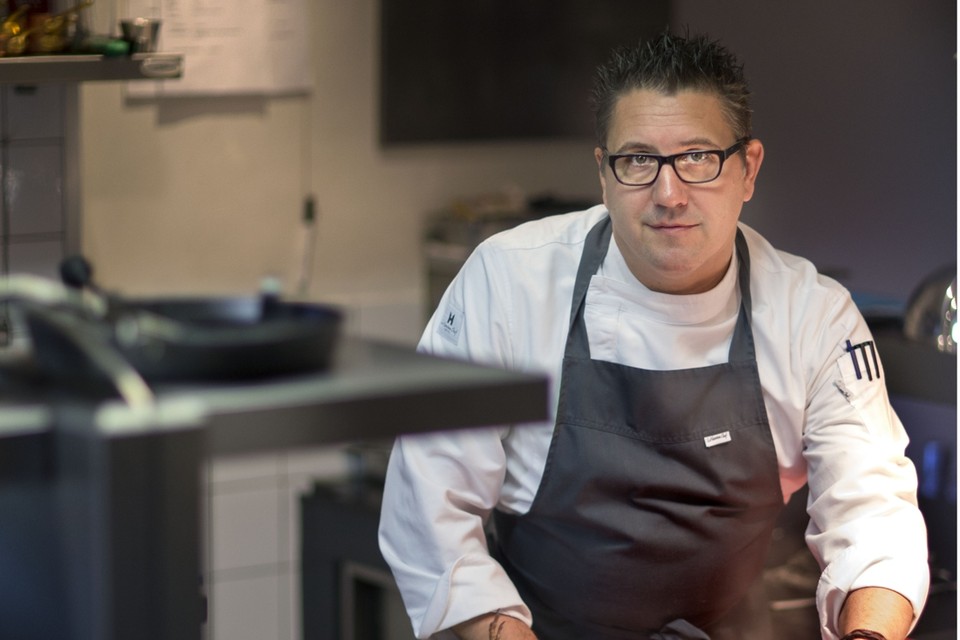 Bart Ausems, chef-kok van restaurant Tout à Fait. 