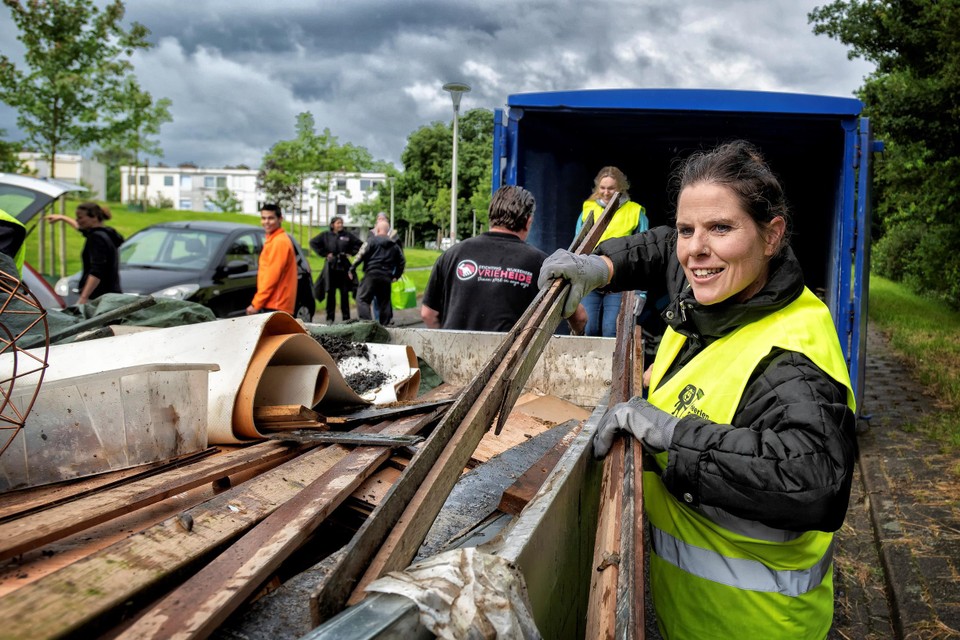 De bewoners van Vrieheide komen in actie.