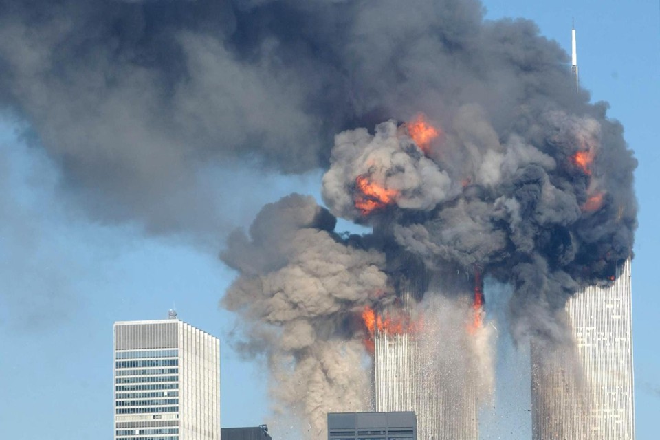 De aanslag op de Twin Towers in 2001. 