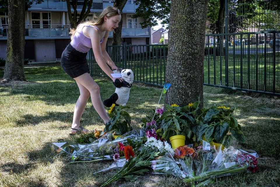 Bij het speeltuintje waar Gino woensdagavond voor het laatst is gezien, worden zaterdag steeds meer bloemen en ook knuffels neergelegd.