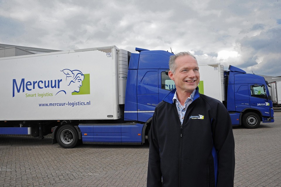 Algemeen directeur Thijs Rutten van transportbedrijf Mercuur in Venlo. 