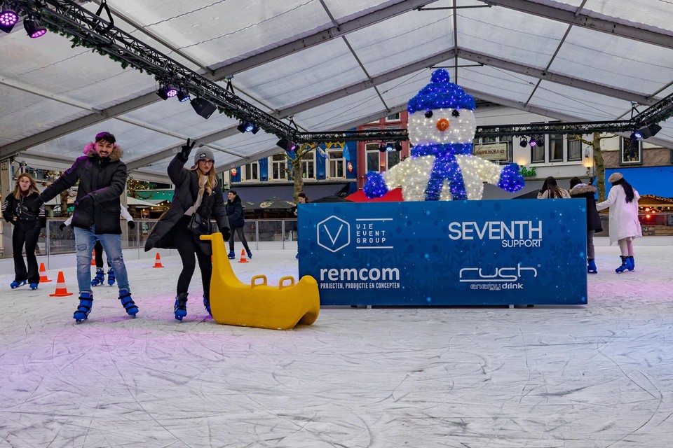 De schaatsbaan tijdens de vorige editie van Wintertijd.  