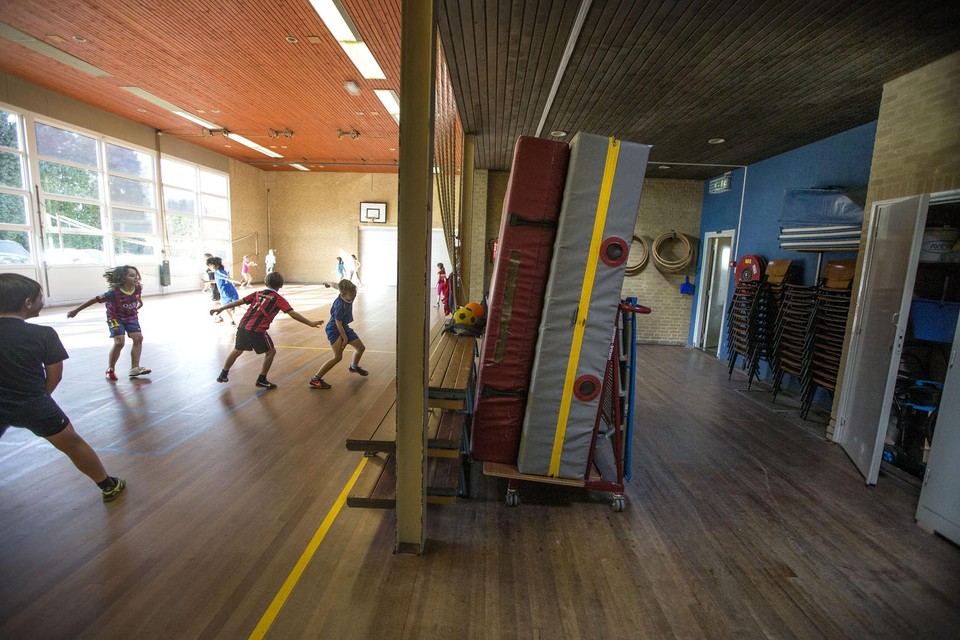 Gymles in de basisschool van Doenrade. Per 1 augustus volgend jaar gaat de school dicht. 
