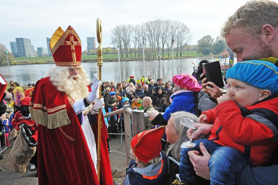 Sinterklaas in Blerick in een eerder jaar. 
