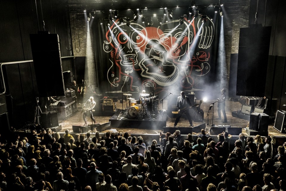 Optreden van Triggerfinger ter ere van de opening van de nieuwe Muziekgieterij afgelopen september. 