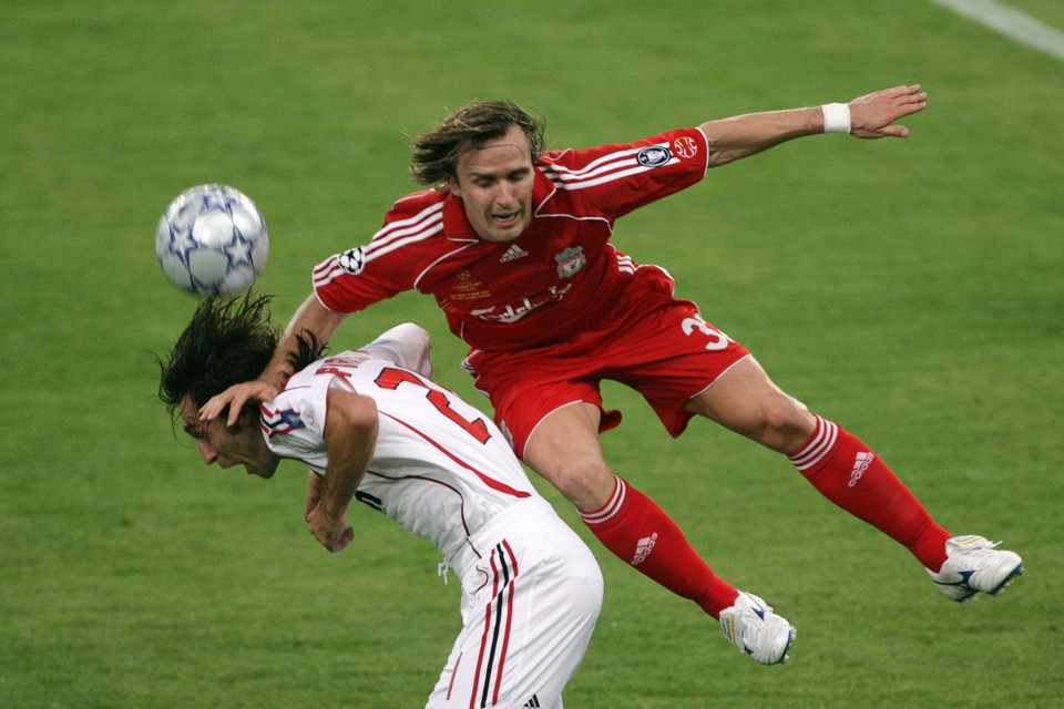 Pirlo en Zenden tijdens de Champions League-finale in 2007. 